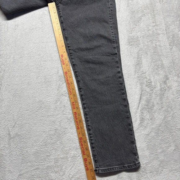 Madewell The Perfect Vintage Jean Size 27 (Fits 28x27.5) Straight Black Denim - Picture 6 of 6